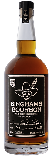 Bingham's Black Texas Straight Bourbon Whiskey 5 Yr 750 ml
