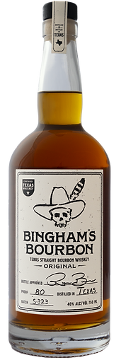 Bingham's Bourbon Original Texas Straight Bourbon Whiskey 750