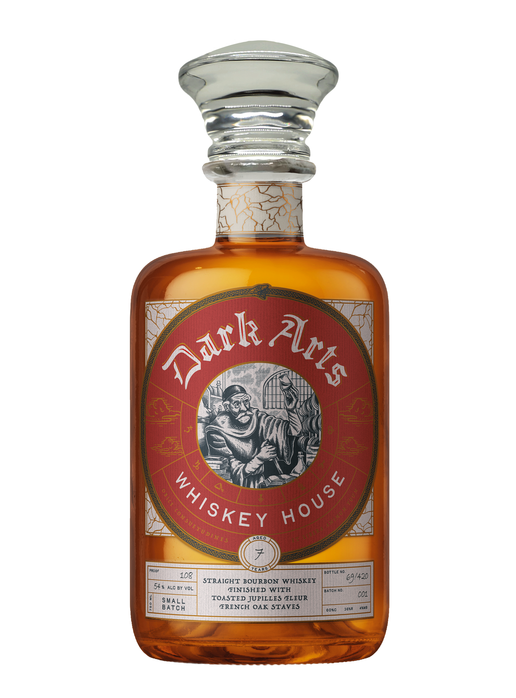 Dark Arts French Oak Small Batch Straight Bourbon Whiskey 7 year 750 ml
