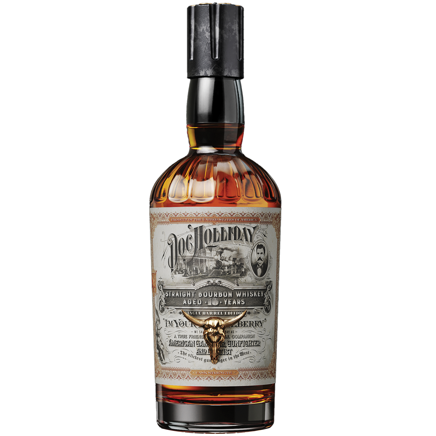 Doc Holliday 10 Year Old Bourbon Whiskey 750 ml