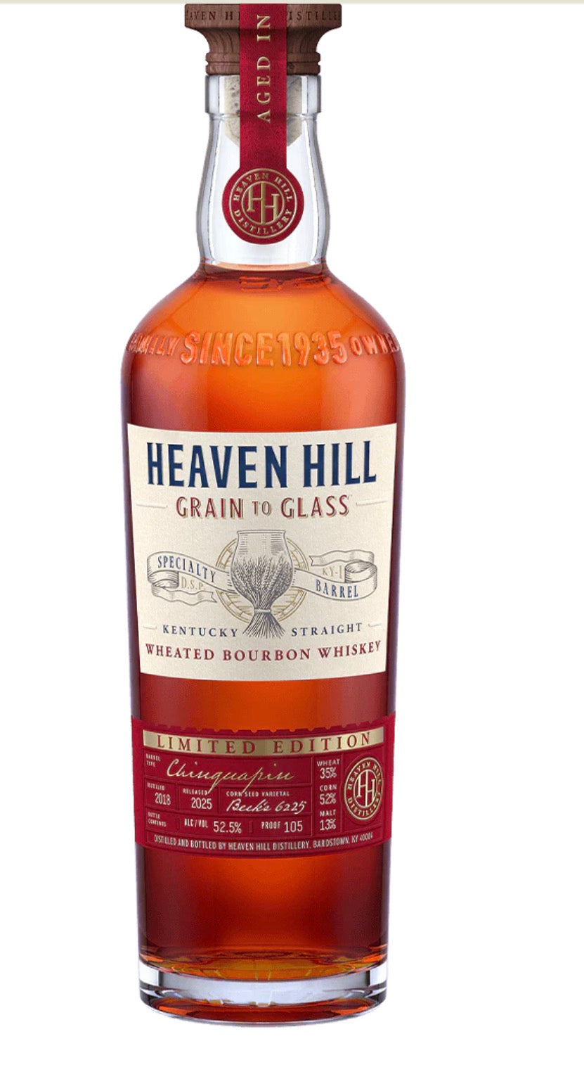 Heaven Hill Grain to Glass Wheated Bourbon Chinquapin Barrel 750ml