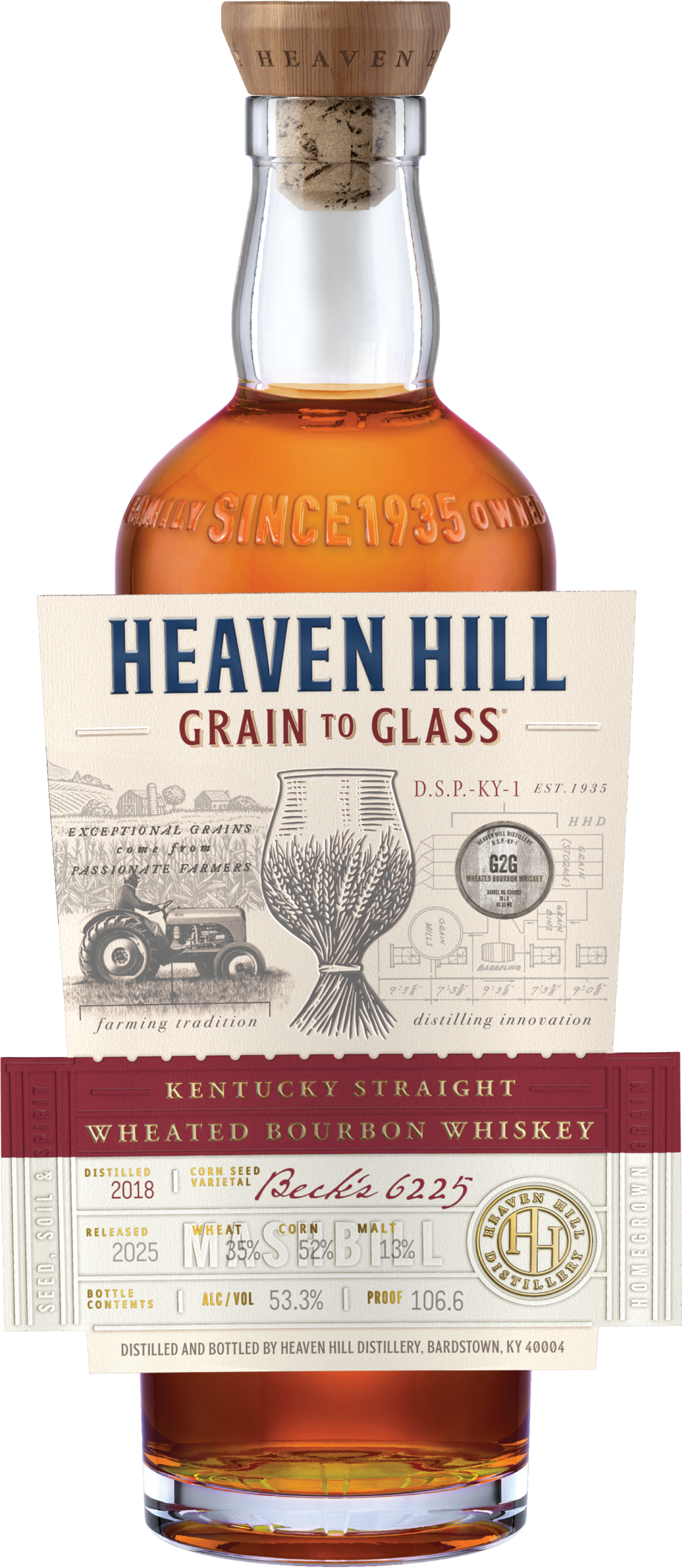 Heaven Hill Kentucky Staight Wheated Bourbon Whiskey 700 ml