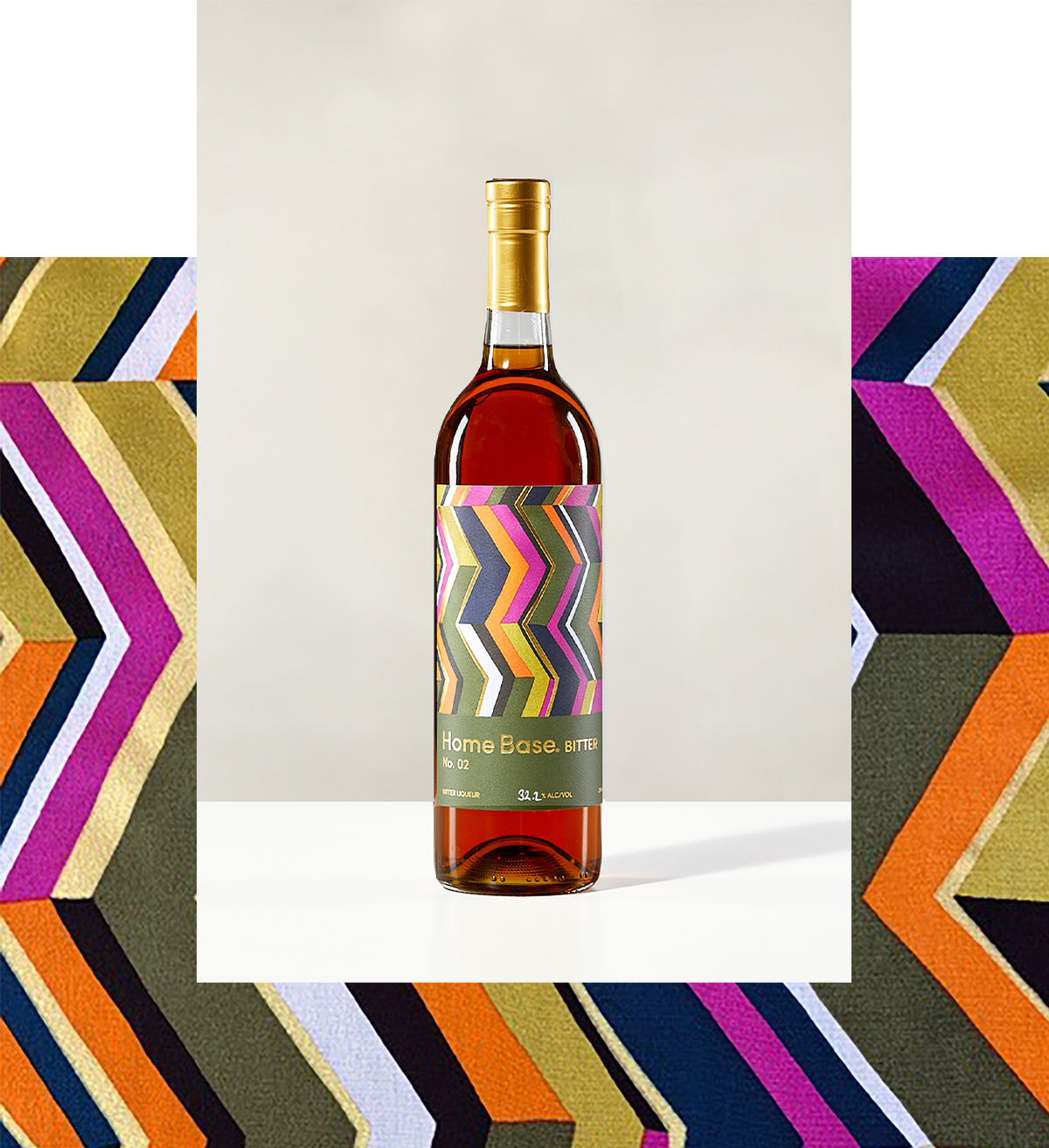 Home Base Spirits Reserve Bourbon Barrel Finished Bitter 750 ML