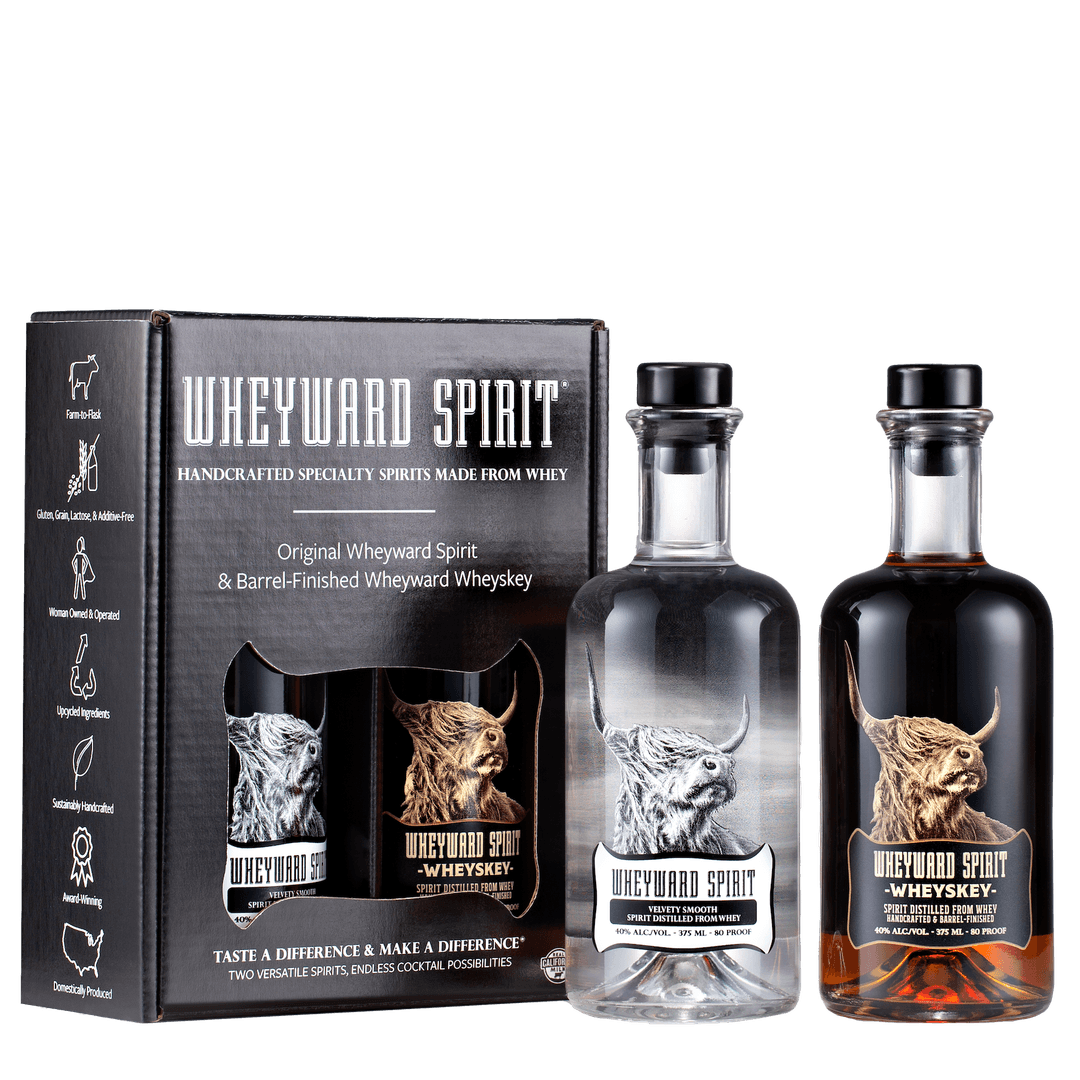 Wheyward Spirit The Spirited Sampler a Two-Bottle Set 2 375 ml