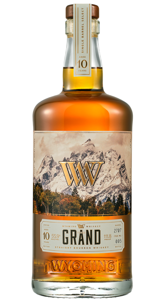 Wyoming Whiskey The Grand Barrel Straight Bourbon 2707 (white Label) 750ml